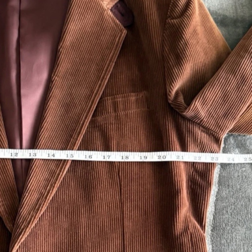 Cambridge Classics Mervyns Corduroy Blazer Elbow Patch Men's 44L Chin Button VTG - Picture 7 of 16
